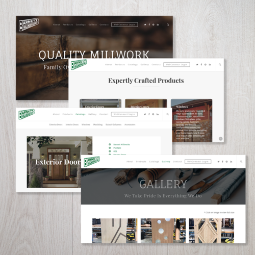 Barnett Millworks website client